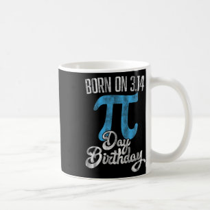 Caneca De Café Nascer No Dia De Aniversário De 3,14 Pi Dia De 14
