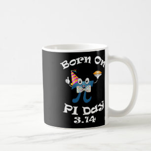 Caneca De Café Nascer No Pi Dia 3.14 Março 14 Aniversário Engraça