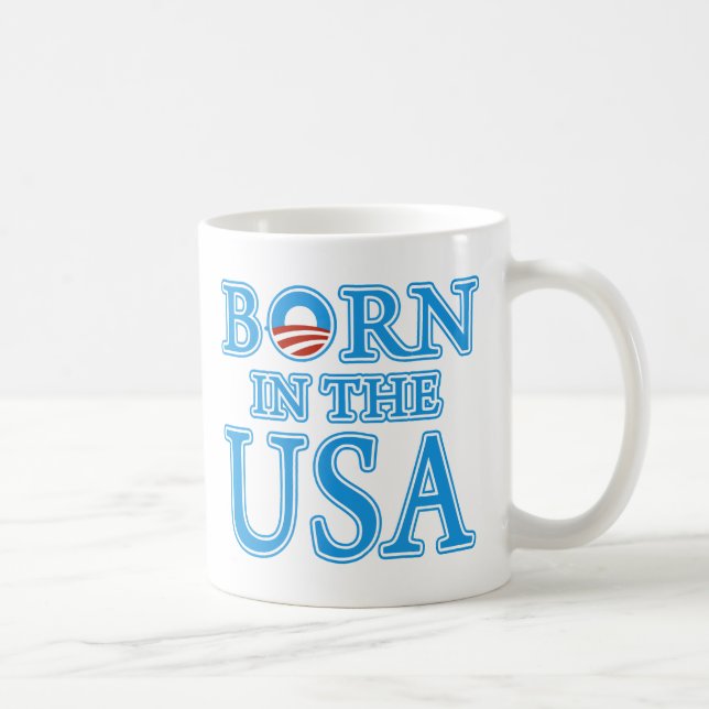 Caneca De Café Nascer nos EUA Barack Obama (Direita)