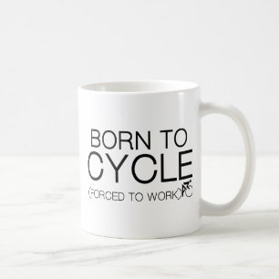 Caneca De Café Nascer Para Ciclo