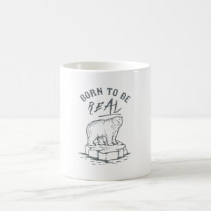 Caneca De Café Nascer para ser real