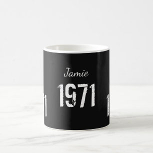 Caneca De Café Nascer personalizado em 1971, 50º aniversário da