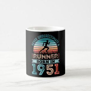 Caneca De Café nascer Runner em Pai de Presente de 70 de 1951