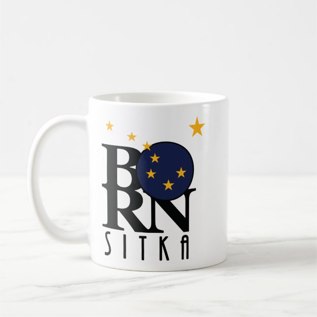 Caneca De Café NASCER Sitka Alaska 11oz (Esquerda)