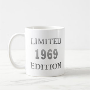 Caneca De Café Nascido em 1969 presente de aniversário moderno e 