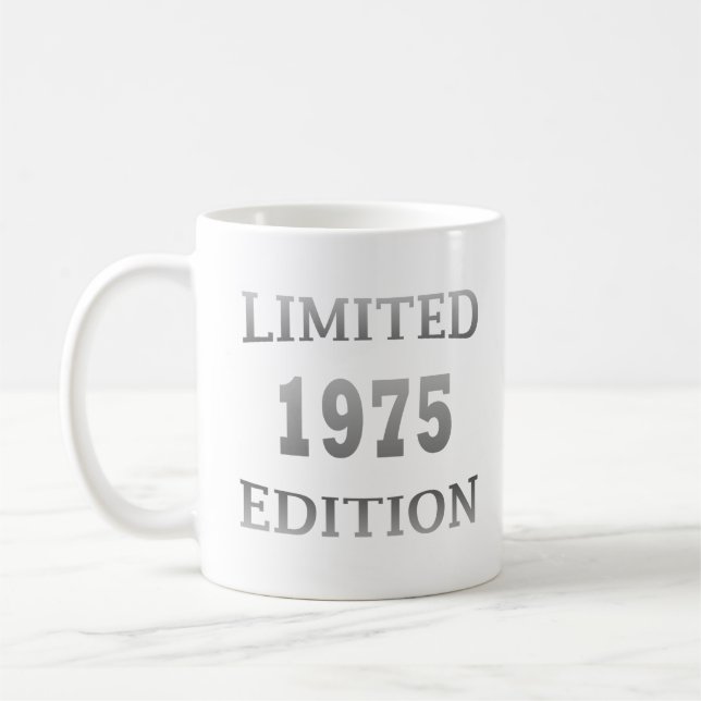 Caneca De Café nascido em 1975 presente de aniversário (Esquerda)