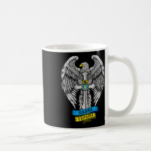 Caneca De Café Nascido na Ucrânia - Slava Ukraini Bandeira Ucrani