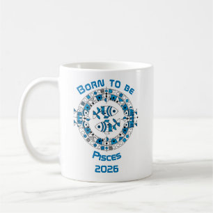 Caneca De Café Nascido para ser Peixes