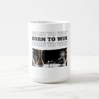 Caneca De Café NASCIDO PARA VENCER Vitória no Xadrez – Motivacion