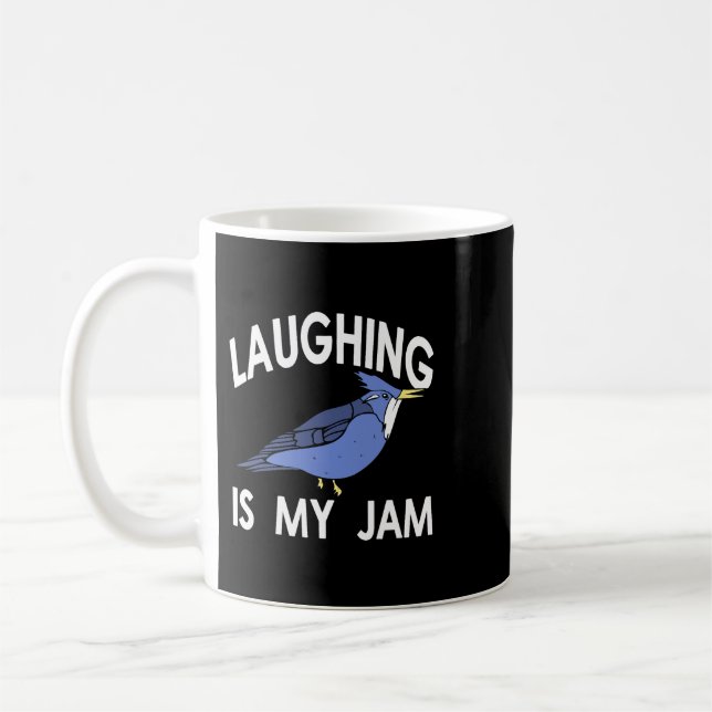 Caneca De Café Nascimento da Austrália Rindo de Kookaburra Design (Esquerda)