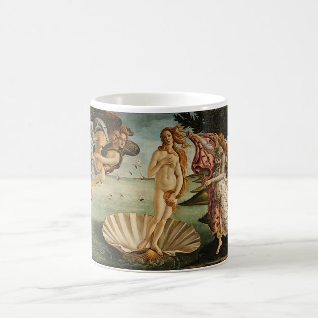 Caneca De Café Nascimento de Venus Botticelli Renascance Art  (Centro)