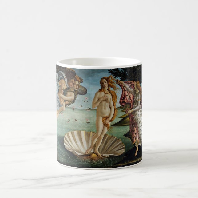 Caneca De Café Nascimento de Venus por Botticelli (Centro)