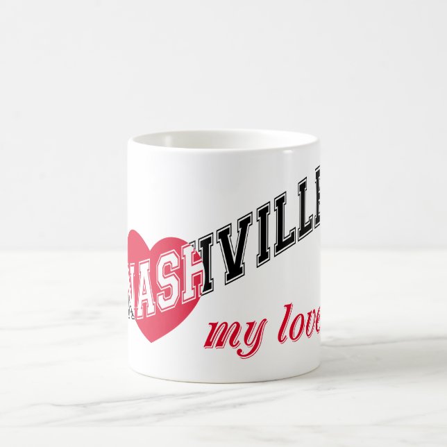 Caneca De Café Nashville meu amor (Centro)