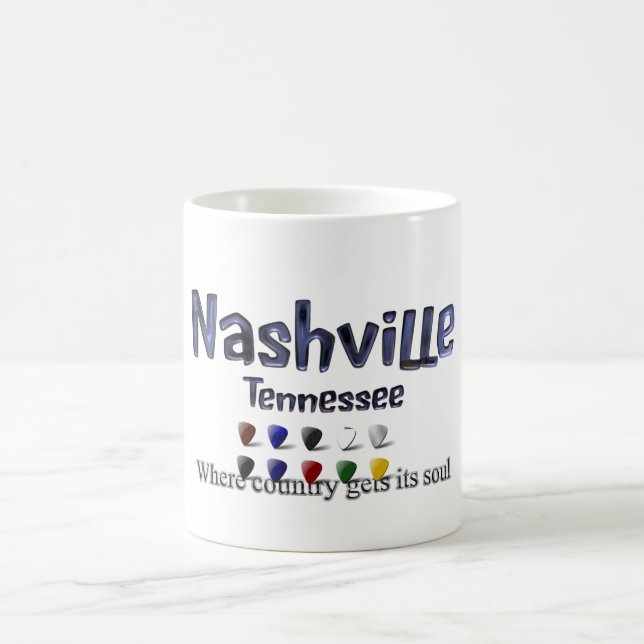Caneca De Café Nashville Tennessee (Centro)