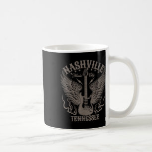 Caneca De Café Nashville Tennessee Guitar Country Music City Wome