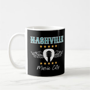 Caneca De Café Nashville, Tennessee, Souvenirs Country Fashion Mu