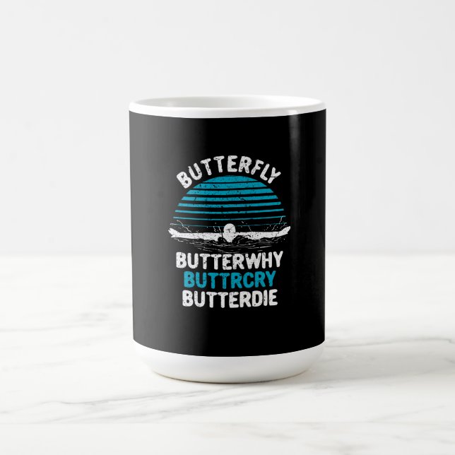 Caneca De Café Natação - Borboleta Borboleta (Centro)