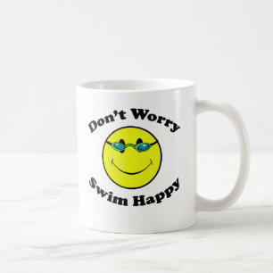 Caneca De Café Natação feliz