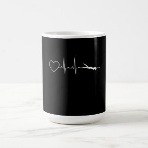 Caneca De Café Natação - Nadar Pulsação