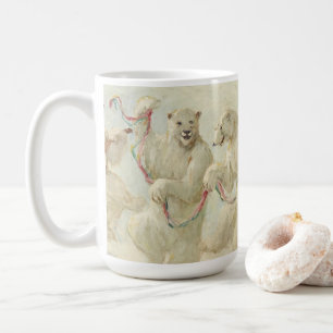 Caneca De Café Natais vintages, A Dança Do Urso Polar (1915)
