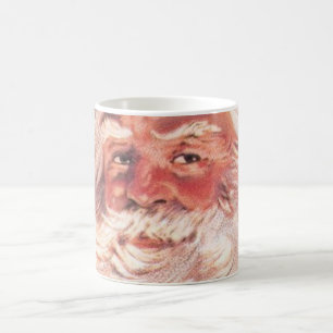 Caneca De Café natais vintages Santa Claus