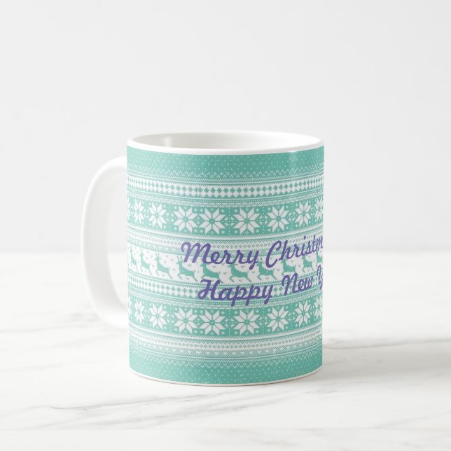 Caneca De Café Natal (Frente Esquerda)