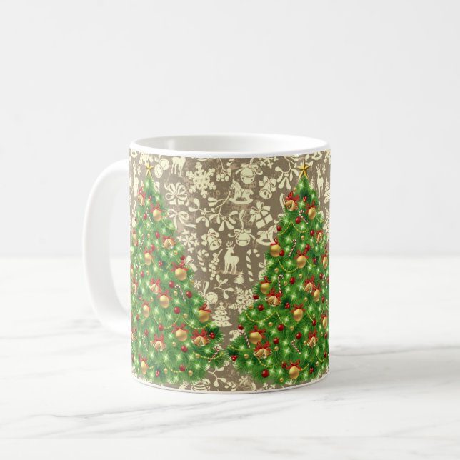 Caneca De Café Natal (Frente Esquerda)
