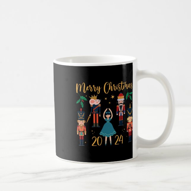 Caneca De Café Natal 2024 - Clara E Balé Nutcracker Pajama (Direita)