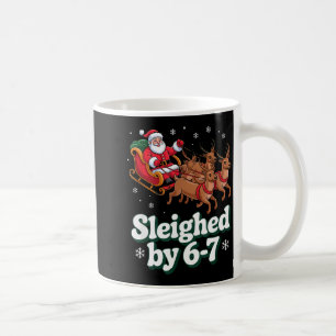 Caneca De Café Natal 67 Funny Xmas Seis Sete Suéter Feio 6-7