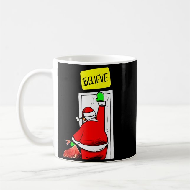 Caneca De Café Natal Acredite no Natal (Esquerda)