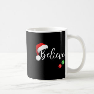 Caneca De Café Natal Acredite No Papai Noel Funny Xmas Família