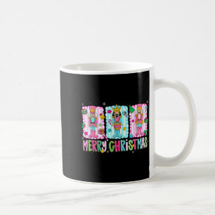 Caneca De Café Natal Alegre Préppy Menina Do Quebra-Nozes Nk Fofa