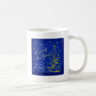 Caneca De Café Natal azul