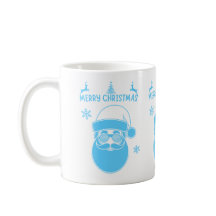 Natal Azul e Branco Feliz Natal