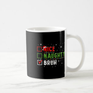 Caneca De Café Natal Bela Noiva Bruh Funny Xmas List Kids W