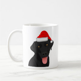 Caneca De Café Natal Black Labrador Retriever