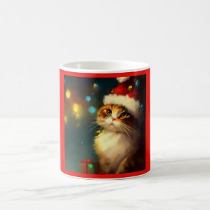 Caneca De Café Natal Cat 3