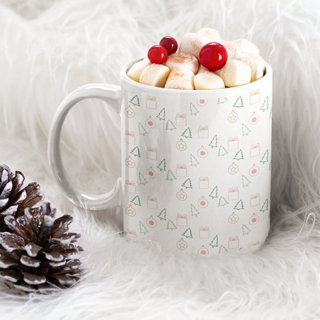 Caneca De Café Natal Chic (Criador carregado)