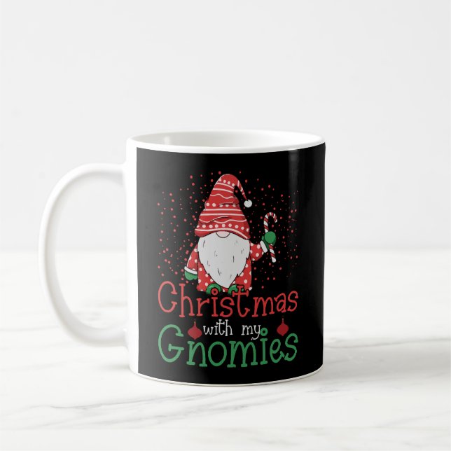 Caneca De Café Natal com os Meus Gnomos (Esquerda)