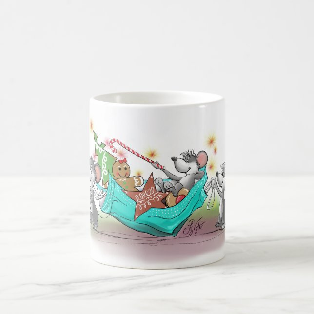Caneca De Café Natal Cookie Heist (Centro)