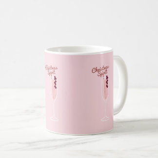 Caneca De Café Natal cor-de-rosa