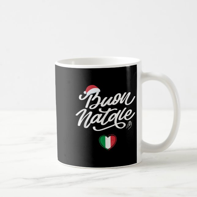 Caneca De Café Natal da família italiana Buon Natale, Orgulho da  (Direita)