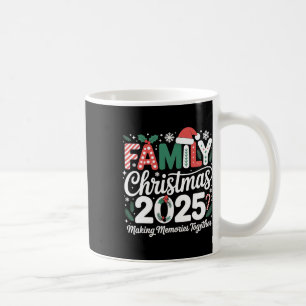 Caneca De Café Natal da Família Santa Hat 2025 Matching Xmas Outf