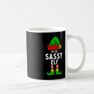 Caneca De Café Natal da Família Sassy Elf Matching
