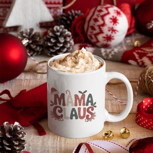 Caneca De Café Natal da Mamãe Noel (Criador carregado)