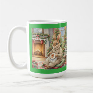 Caneca De Café Natal da Sra. Stitchy