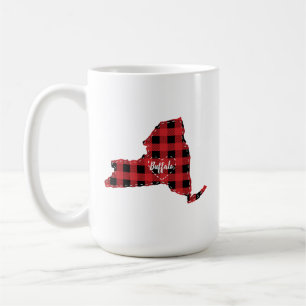 Caneca De Café Natal da Xadrez da cidade natal de Nova Iorque