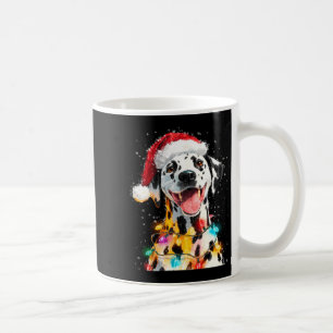 Caneca De Café Natal Dálmata Feminino Manga Longa