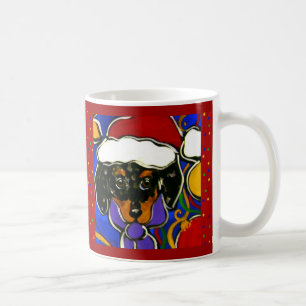 Caneca De Café Natal Dapple Doxie