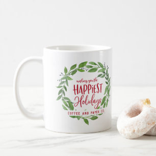 Caneca De Café Natal das empresas mais felizes